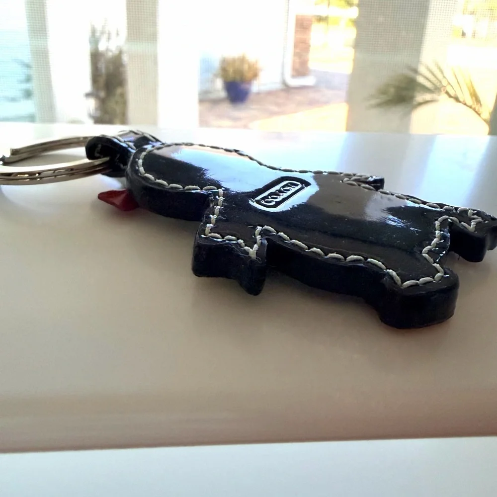 Coach Penguin Keychain with Red Bow and Scarf - Picture 6 of 9